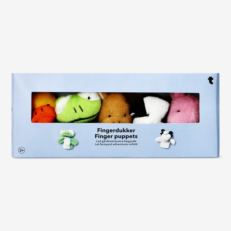 Farm animals finger puppets - 5 pcs