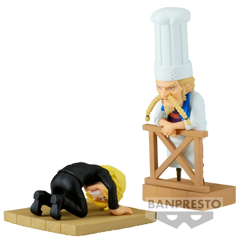 Figura Sanji y Zeff - One Piece WCL Stories 8cm