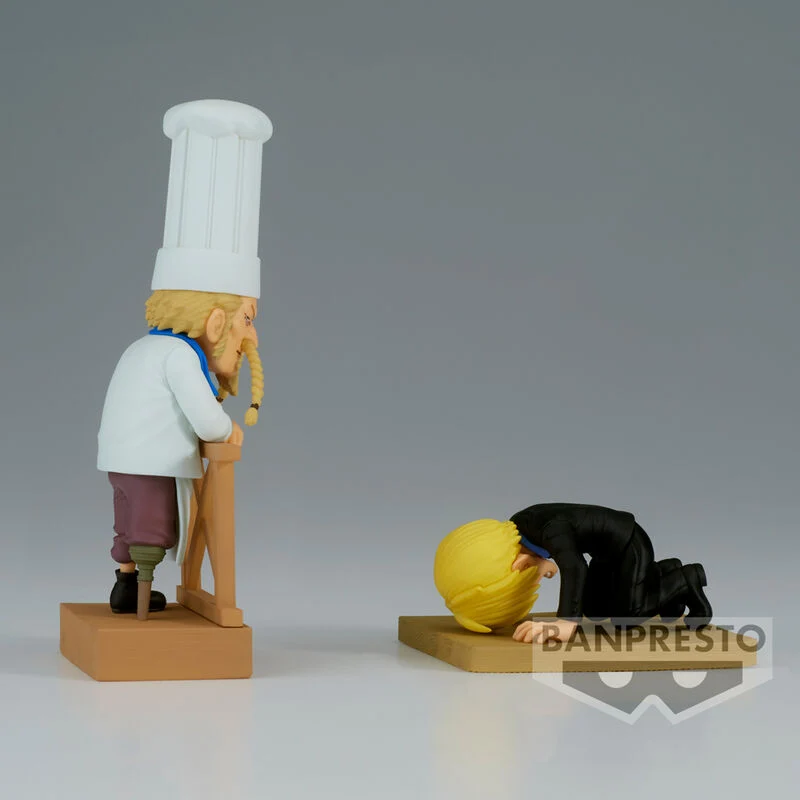 Figura Sanji y Zeff - One Piece WCL Stories 8cm