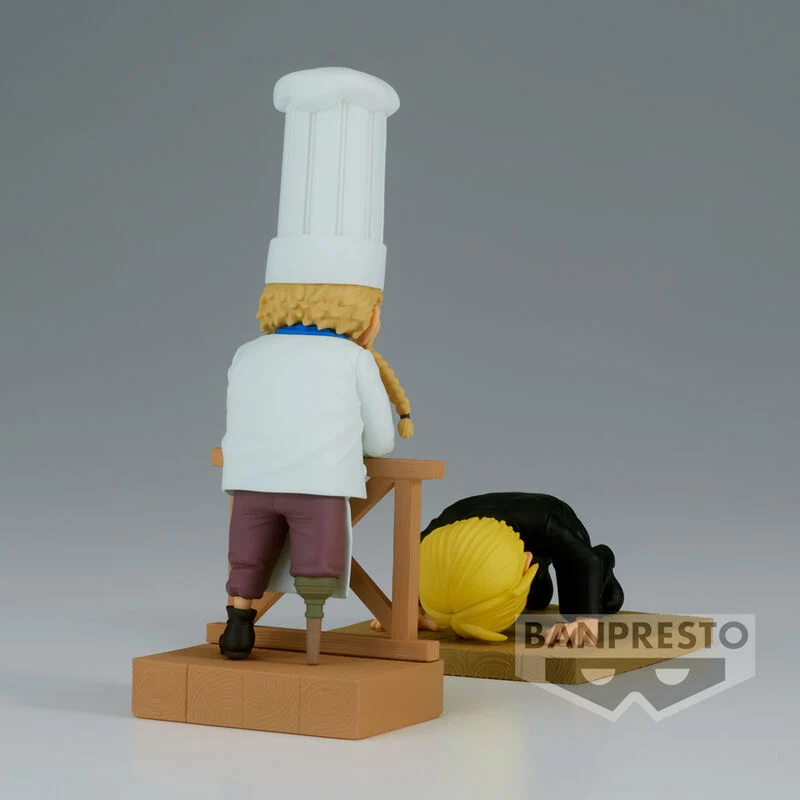 Figura Sanji y Zeff - One Piece WCL Stories 8cm