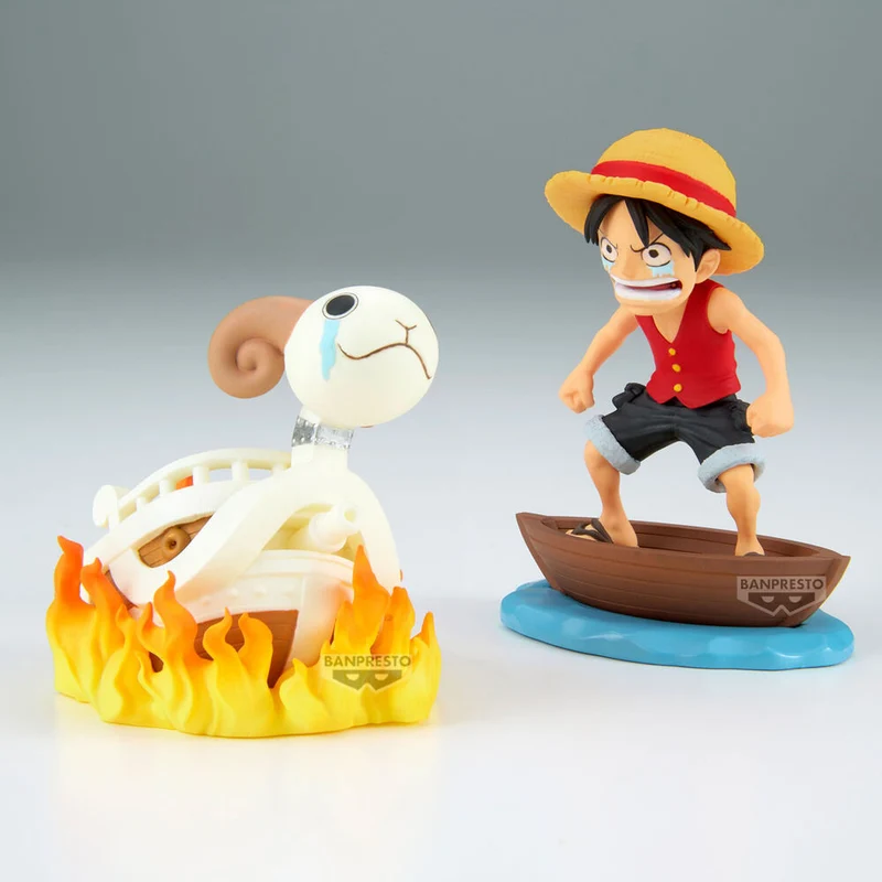 Figura Luffy y Going Merry - One Piece WLC Stories 8cm