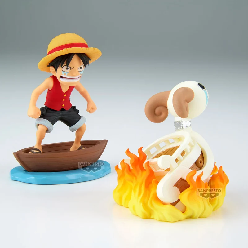 Figura Luffy y Going Merry - One Piece WLC Stories 8cm