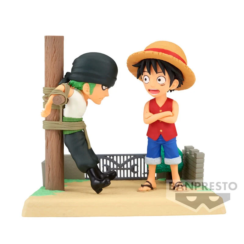 Figura Luffy y Roronoa Zoro - One Piece WCL One Piece 7cm