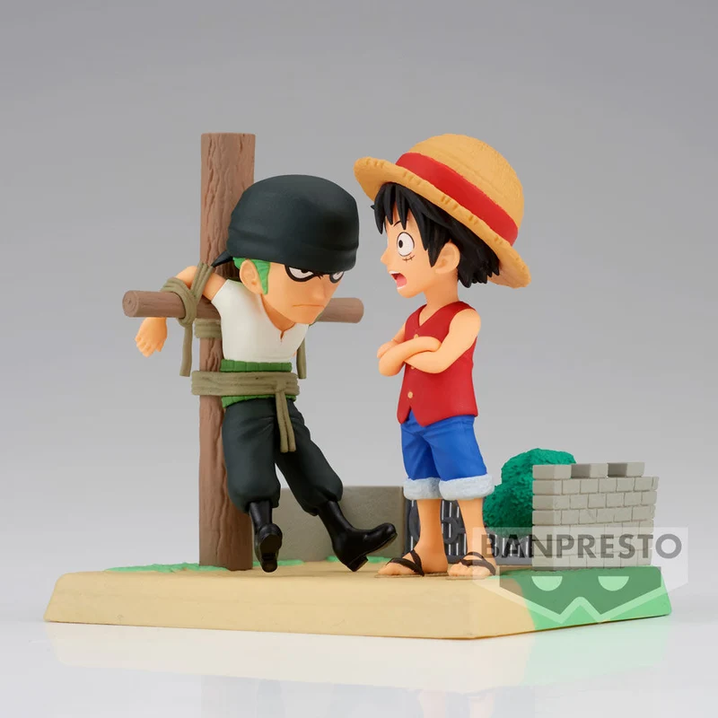 Figura Luffy y Roronoa Zoro - One Piece WCL One Piece 7cm