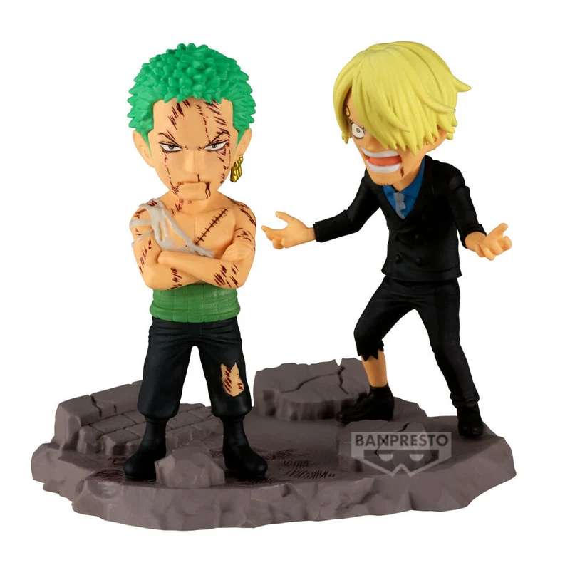 Figura Roronoa Zoro y Sanji - One Piece WLC Stories 8cm