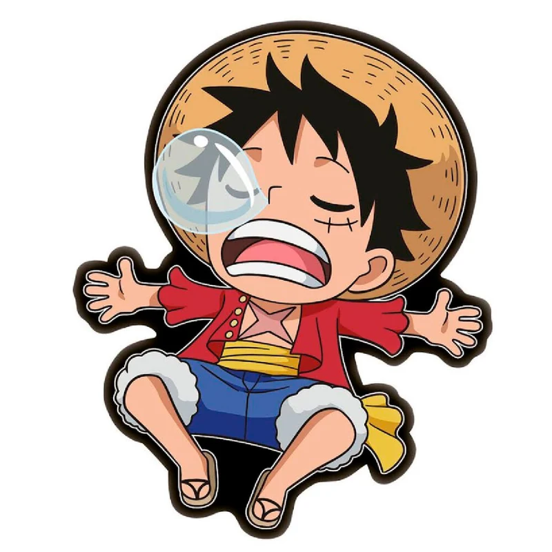 Cojín 3D Luffy Dormido - One Piece 35cm