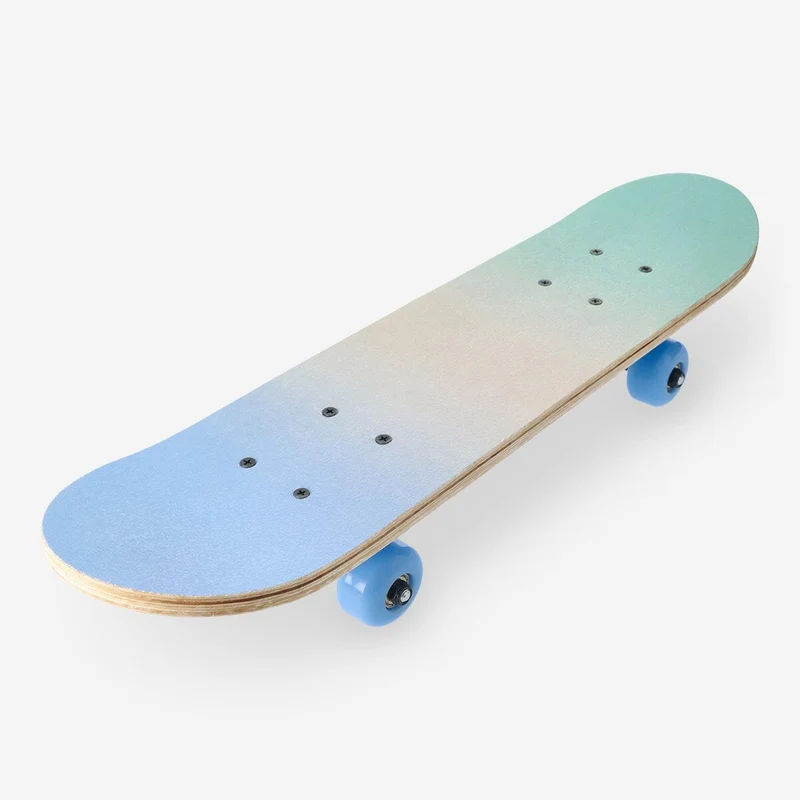 Skateboard. With stickers