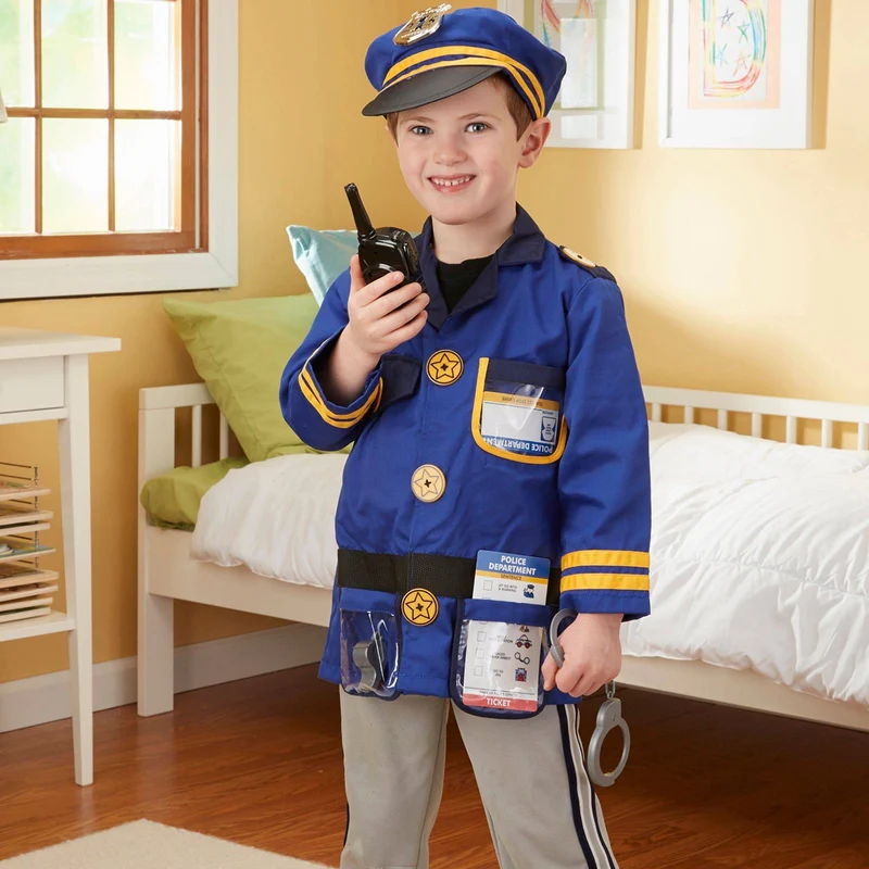 Disfraz policía 3-6 años · Melissa & Doug