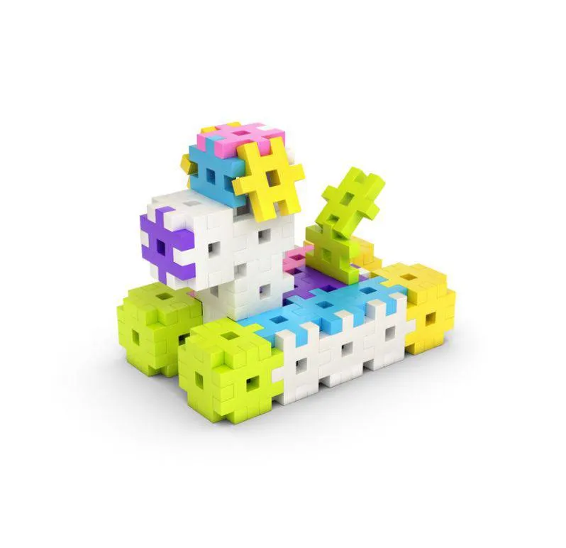 Bloques Meli · Maxi Pastel 100 piezas