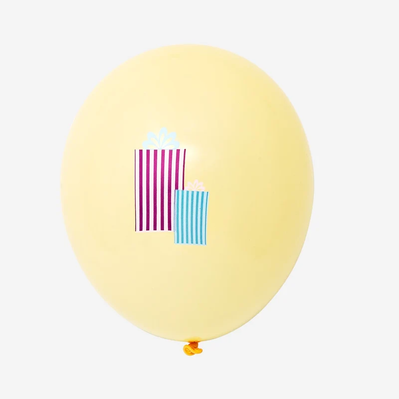Balloons with prints - 6 pcs