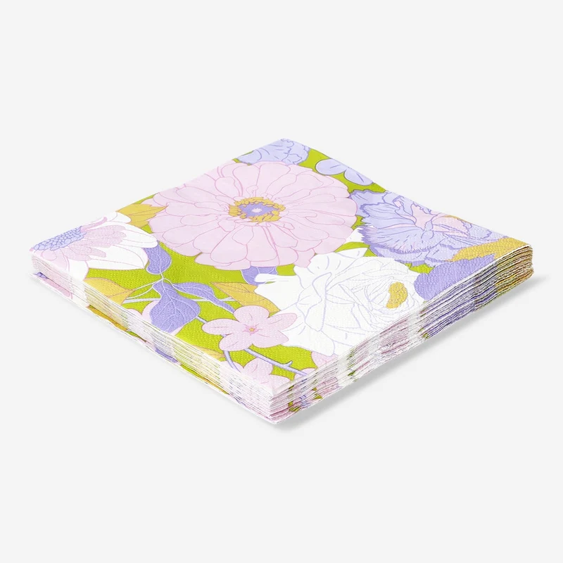 Floral napkins - 16 pcs