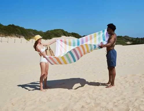 Toalla Summer Rainbow Pastel · XXL