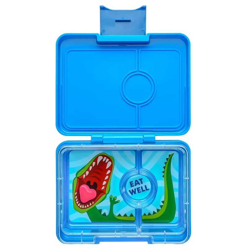 Yumbox Snack 3 compartimentos Surf Blue Dinos