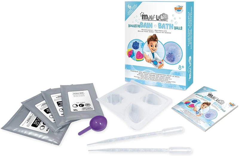Mini Lab Bolas para Baño · Buki