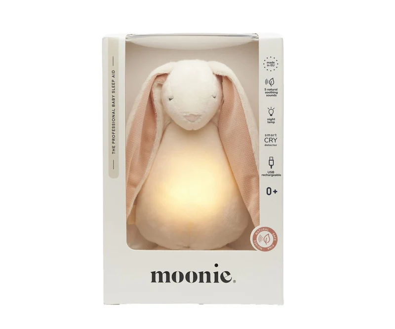 Peluche Luz-Sonido Conejo Moonie 2.0 Powder