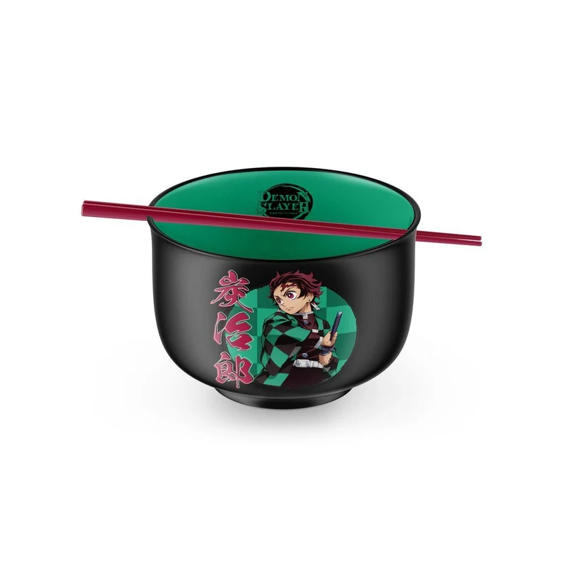 Bol Ramen con Palillos Tanjiro Kamado - Demon Slayer 1400ml