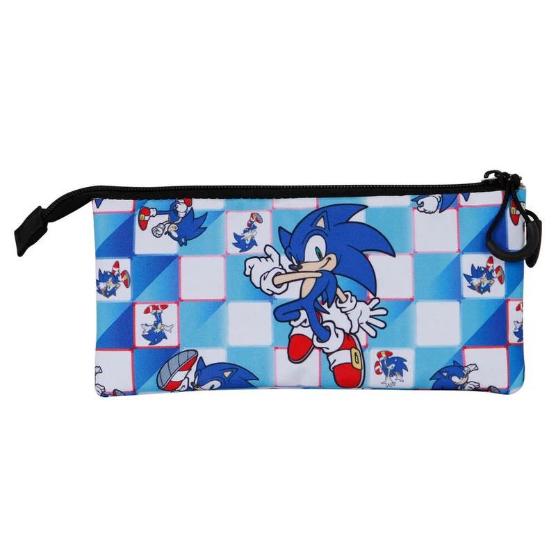 Estuche Triple Sonic The Hedgehog