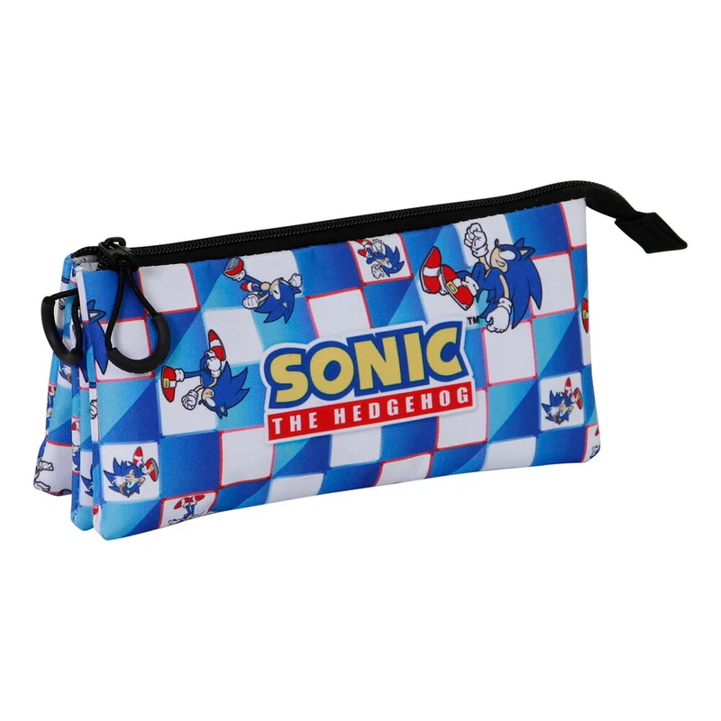 Estuche Triple Sonic The Hedgehog