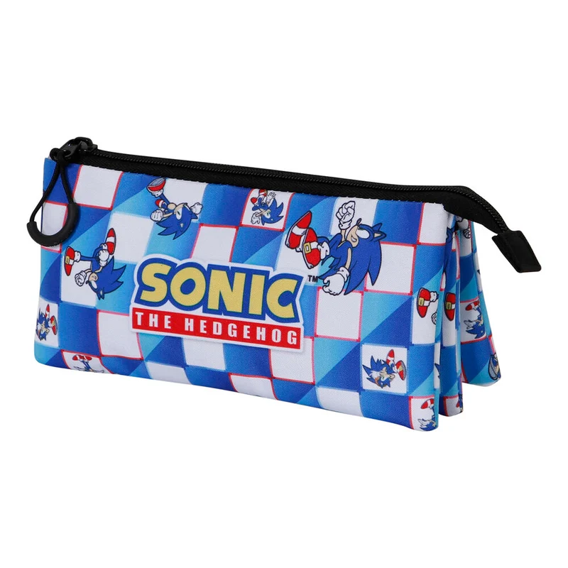 Estuche Triple Sonic The Hedgehog