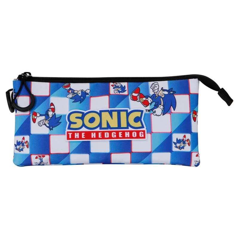 Estuche Triple Sonic The Hedgehog