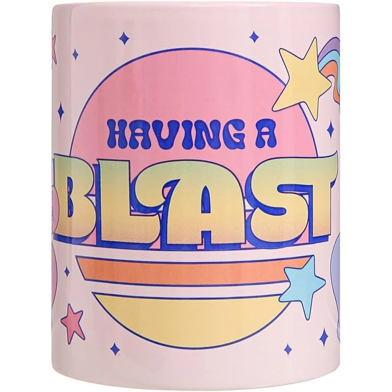 Taza con Funda de Peluche Ángel y Stitch - Disney 440ml