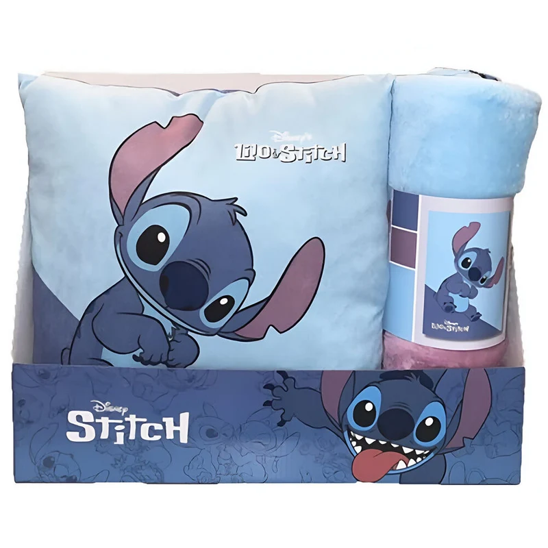 Set Manta Polar y Cojín Stitch - Disney