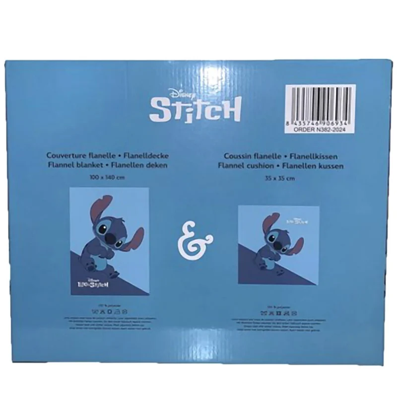 Set Manta Polar y Cojín Stitch - Disney