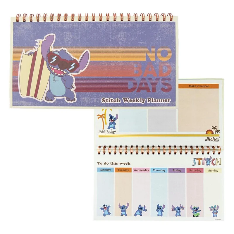 Planificador Semanal Stitch - Disney