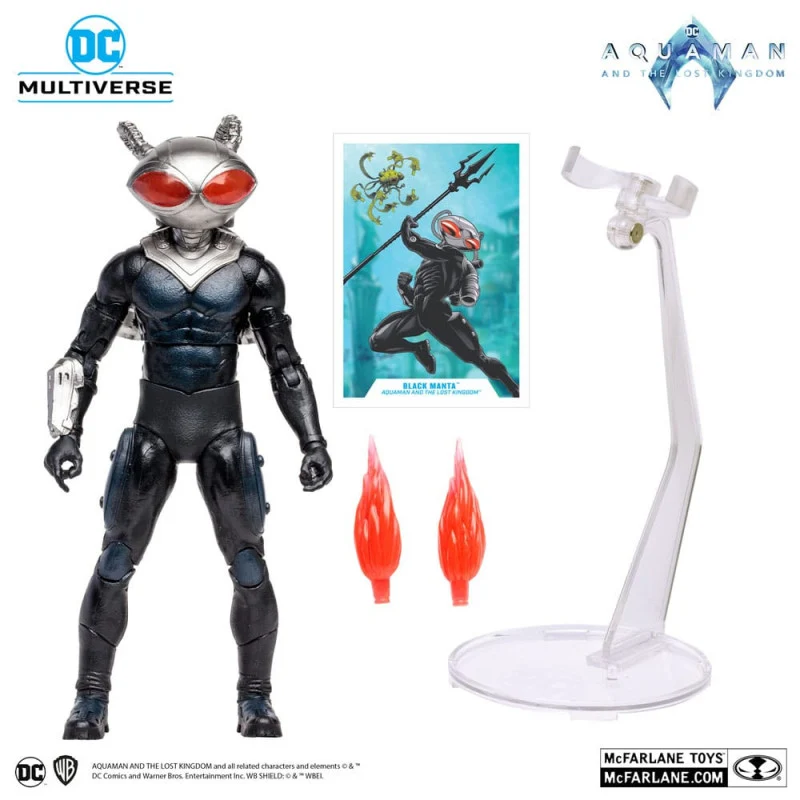 Figura Articulada Black Manta -Aquaman 2 Movie DC Multiverse