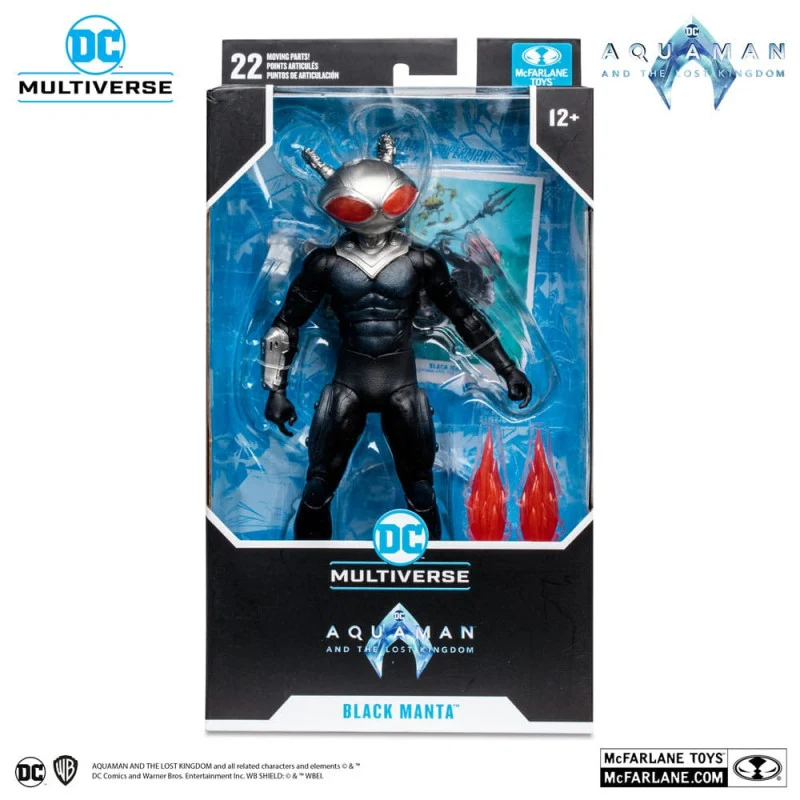 Figura Articulada Black Manta -Aquaman 2 Movie DC Multiverse