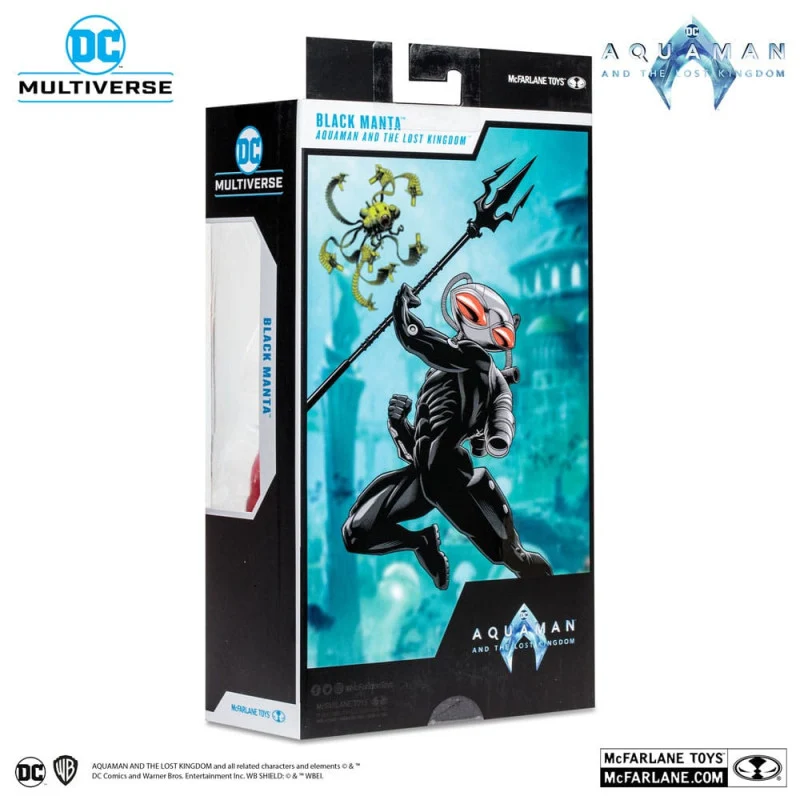 Figura Articulada Black Manta -Aquaman 2 Movie DC Multiverse