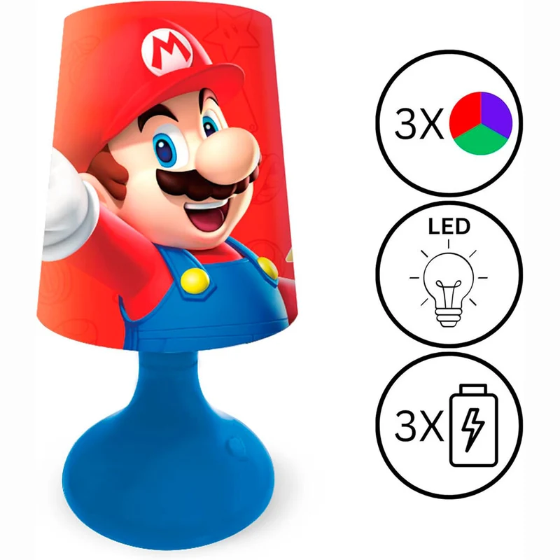 Mini Lámpara Super Mario - Nintendo