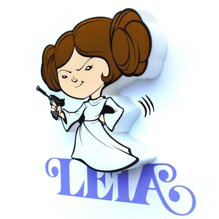 Lámpara 3D Mini Leia - Star Wars