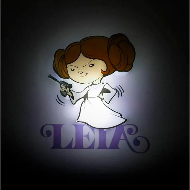 Lámpara 3D Mini Leia - Star Wars