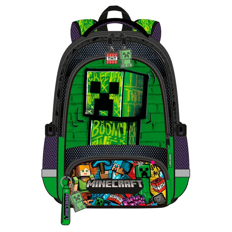 Mochila Creeper Premium - Minecraft