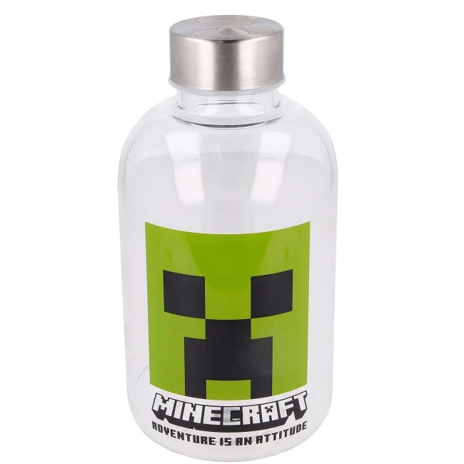 Botella Cristal 620ml - Minecraft