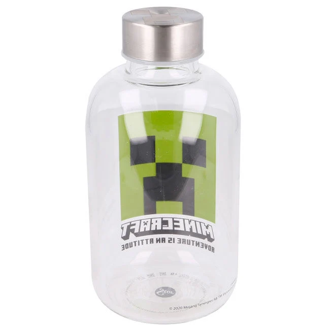Botella Cristal 620ml - Minecraft