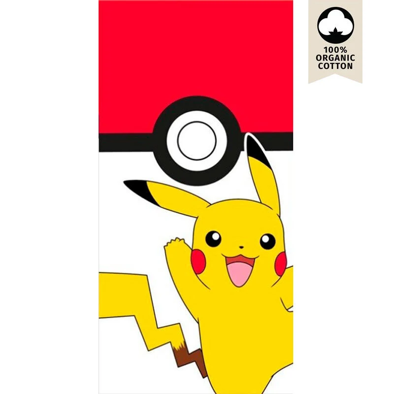 Toalla Pikachu Pokeball Algodón - Pokémon