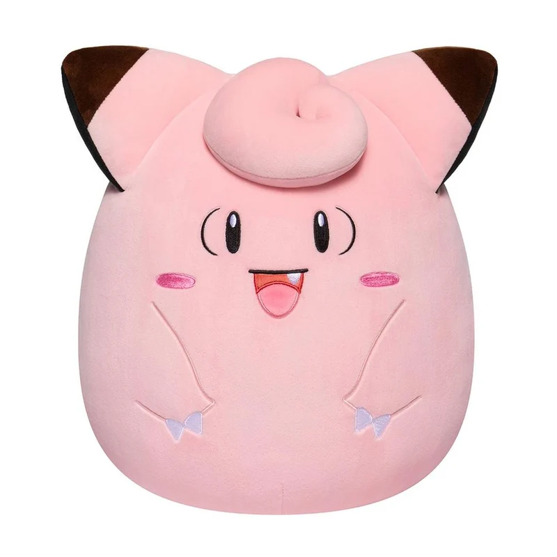 Peluche Squishmallow Clefairy - Pokémon 25cm