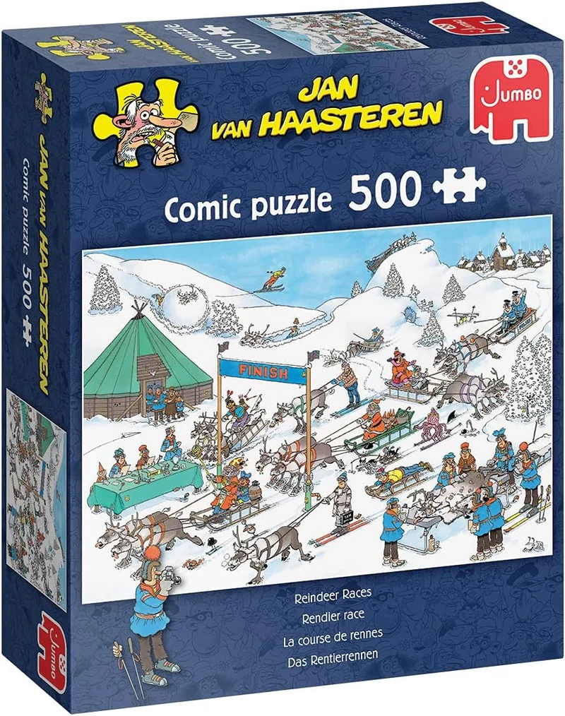 Jan van Haasteren - Reindeer Races (500 pieces)