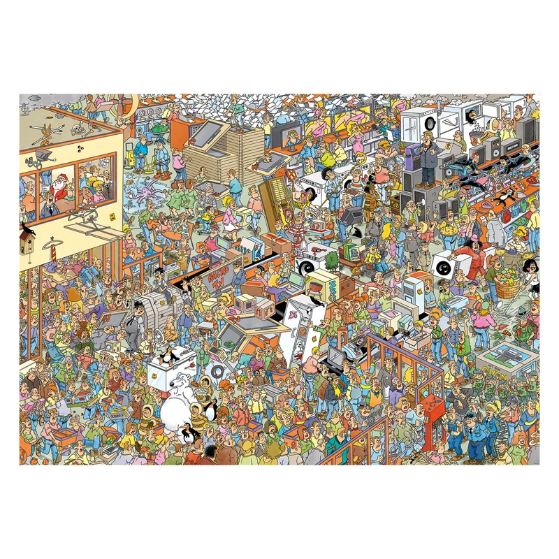 Jan van Haasteren - Holiday Shopping (2x 1000 pieces)