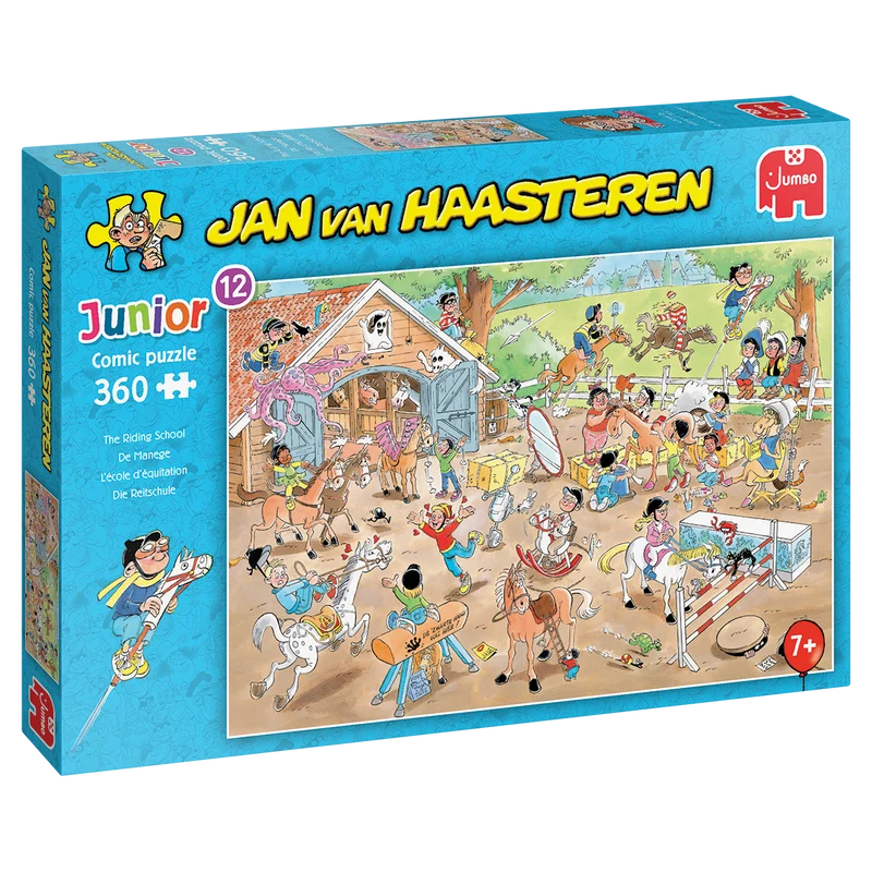 Jan van Haasteren Junior 12 - The Riding School (360 pieces)