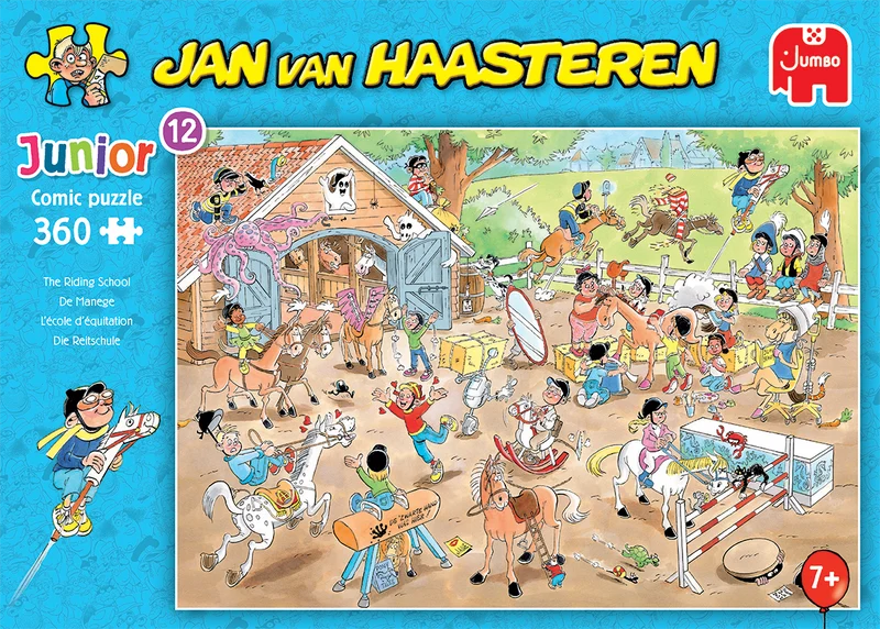 Jan van Haasteren Junior 12 - The Riding School (360 pieces)