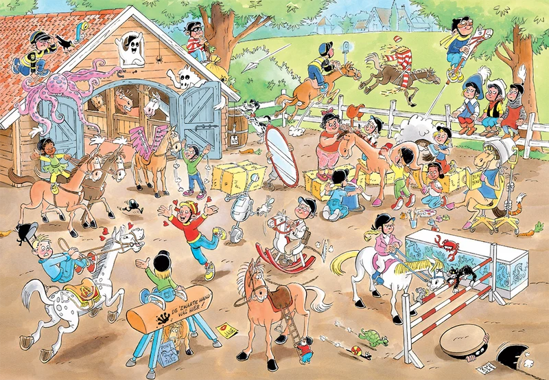 Jan van Haasteren Junior 12 - The Riding School (360 pieces)