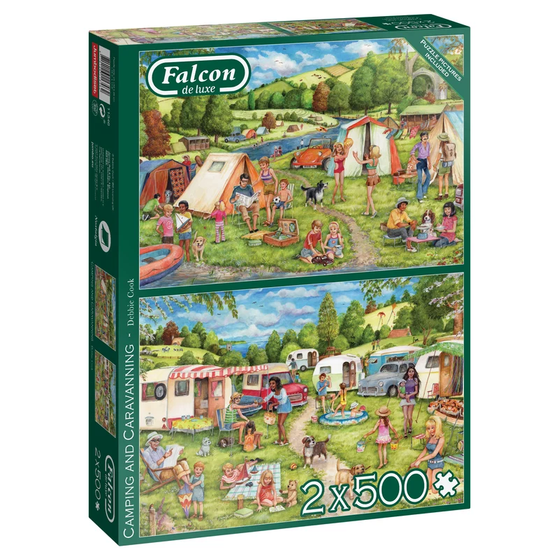 Falcon - Camping and Caravanning (2x500 pieces)