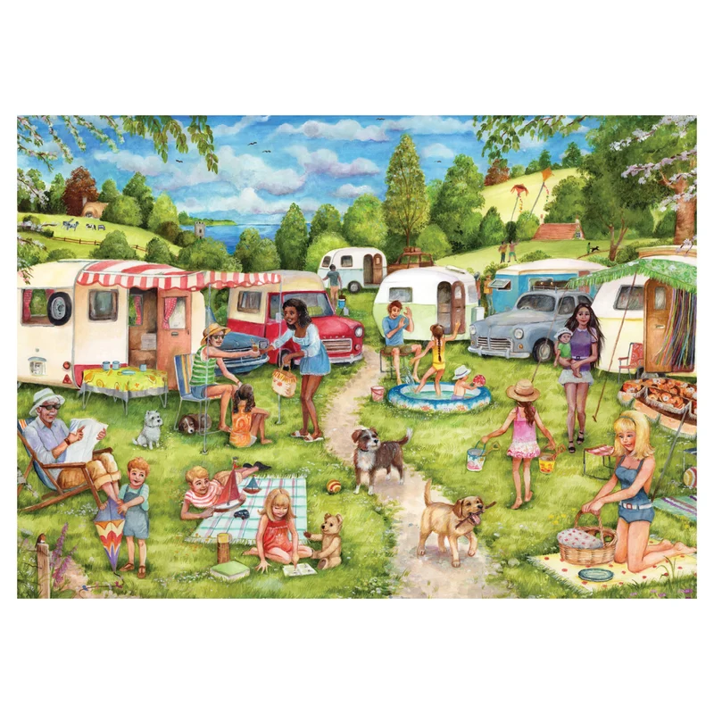 Falcon - Camping and Caravanning (2x500 pieces)