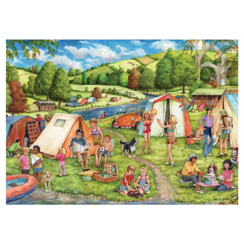 Falcon - Camping and Caravanning (2x500 pieces)