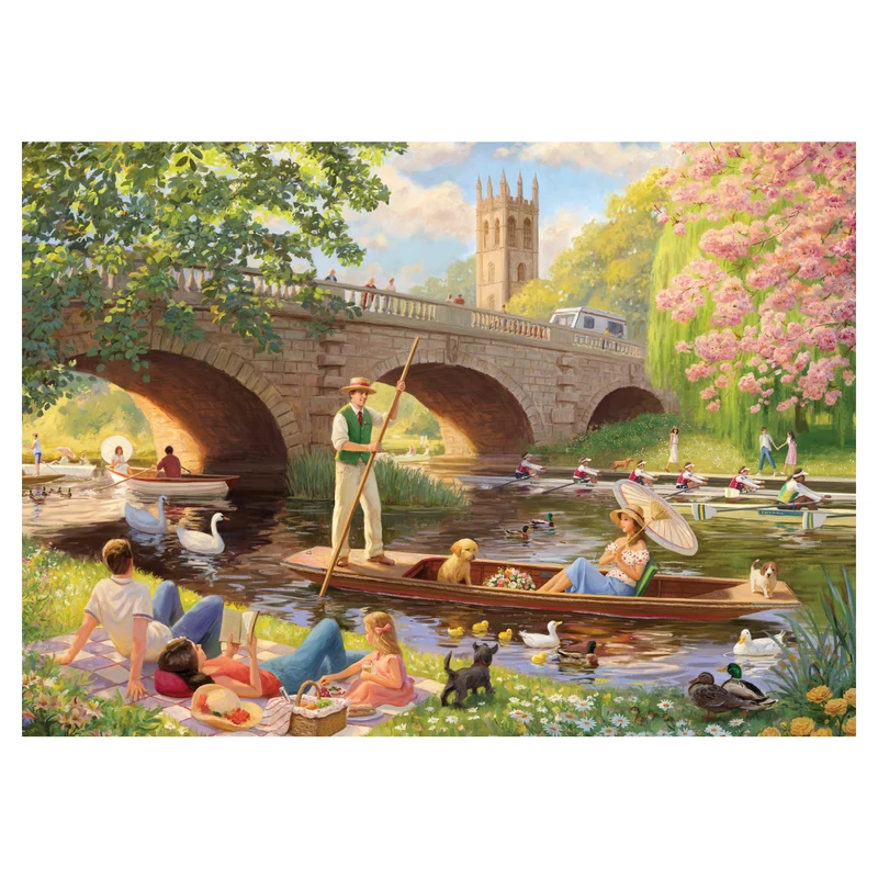 Falcon - Boating on the River (1000 pieces)