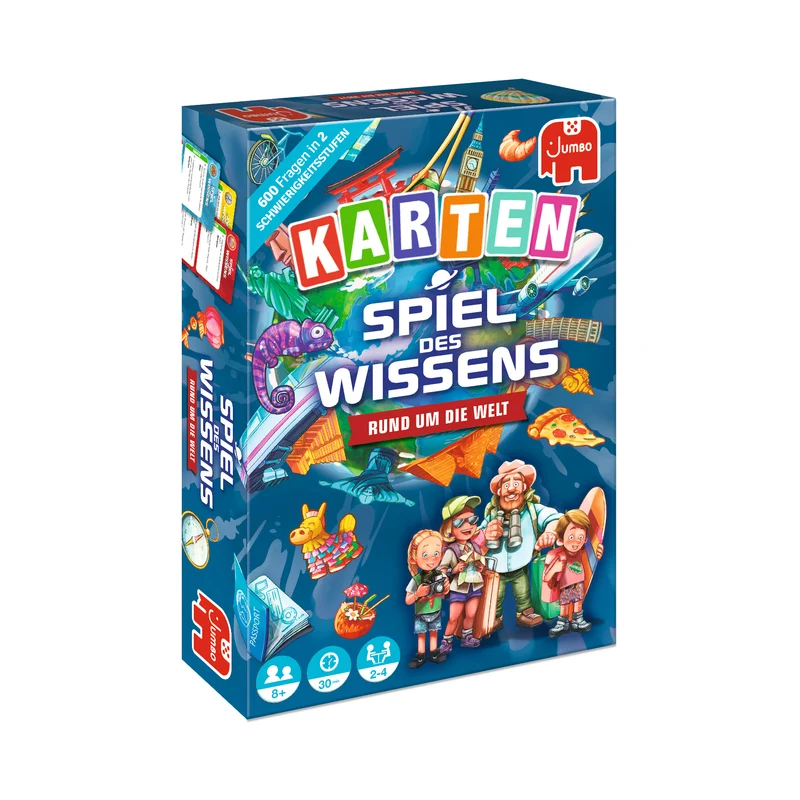 Spiel des Wissens Rund um die Welt Kartenspiel