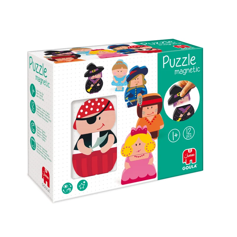 Goula - Magnetic Interchangeable Characters Puzzle
